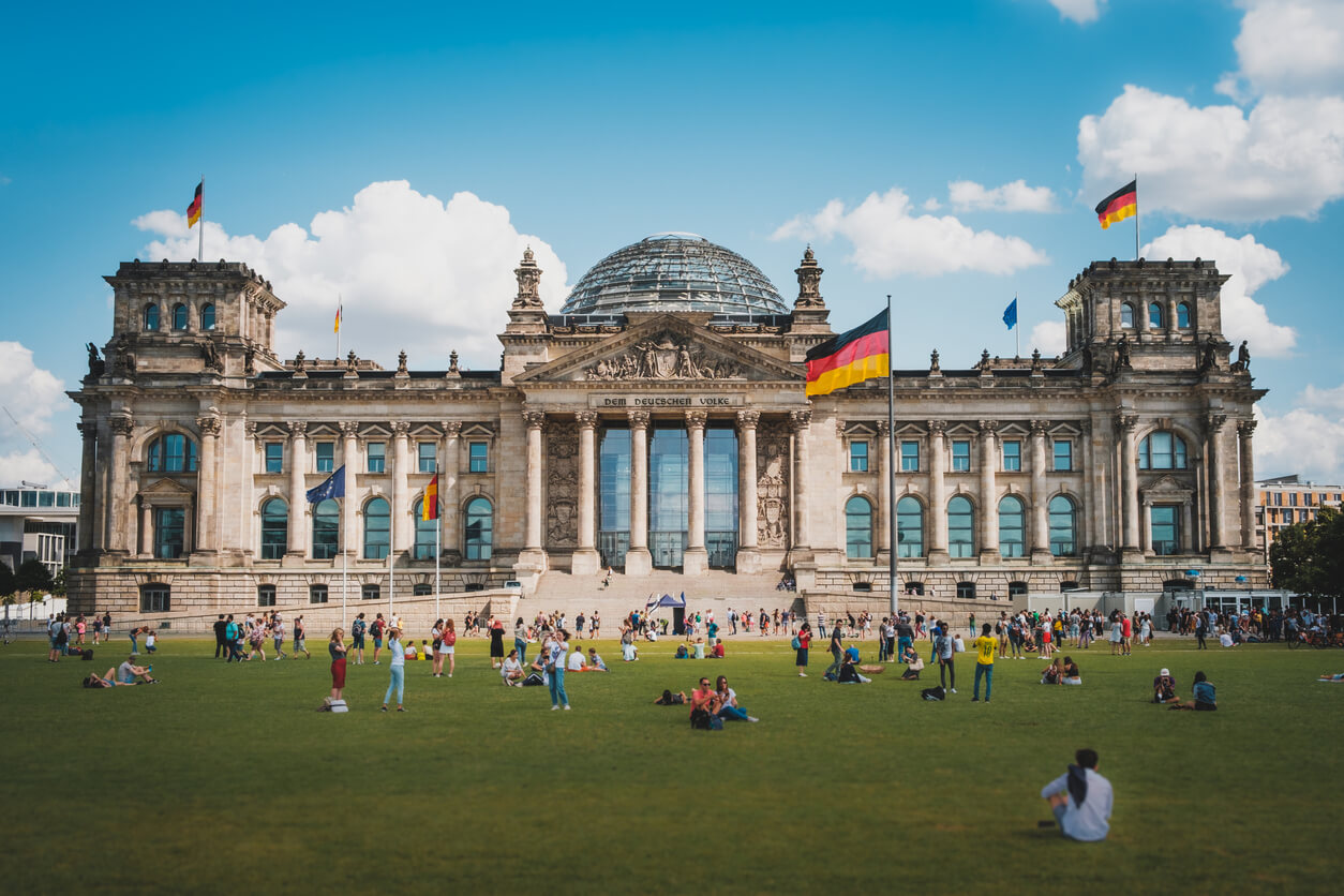 Niemcy: Bâtiment du Reichstag à Berlin