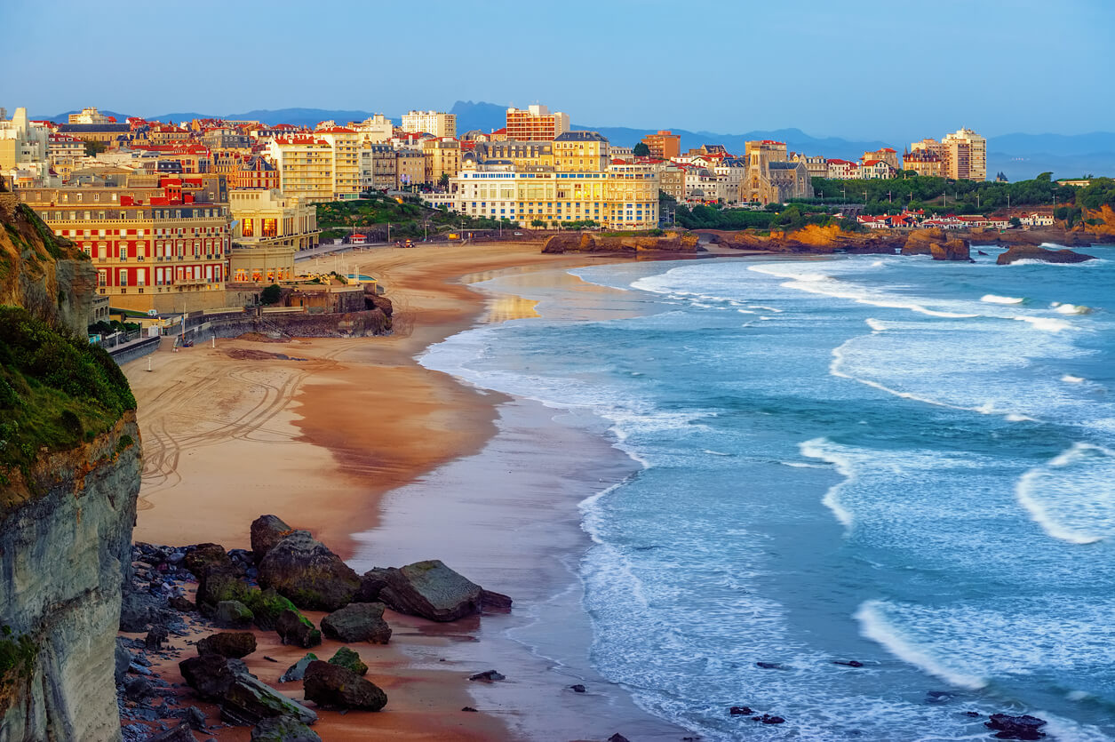 Biarritz : Biarritz et de ses célèbres plages, Miramar et La Grande Plage