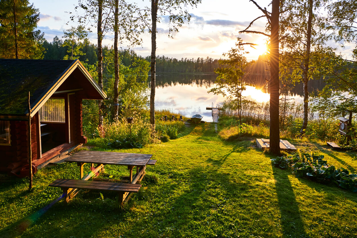 Finlandia: Au bord d'un lac en Finlande