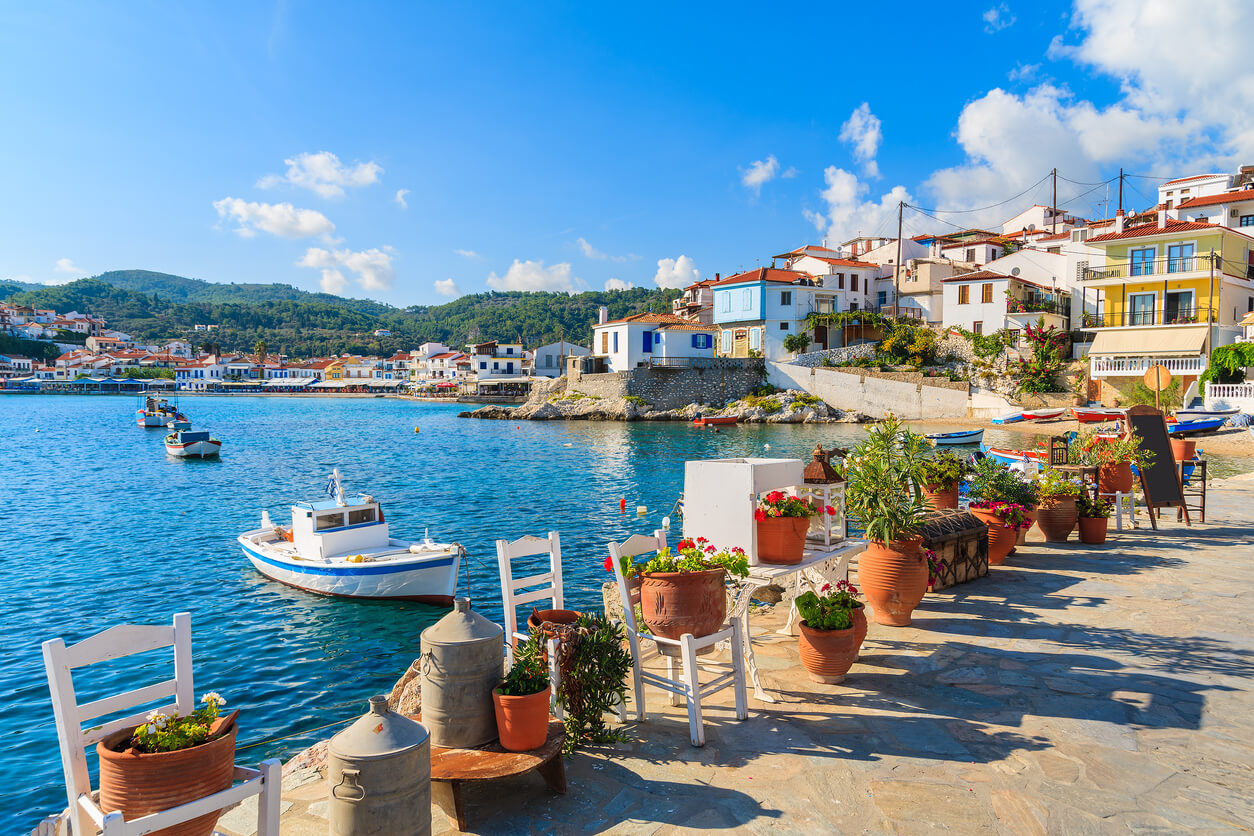 Samos : Baie de Kokkari, île de Samos Samos : Baie de Kokkari, île de Samos