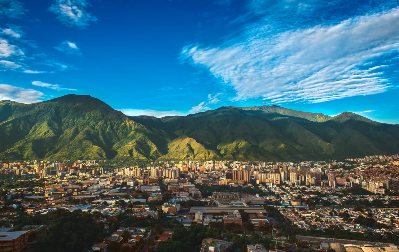 Wenezuela: Vue sur Caracas, la capitale du Venezuela